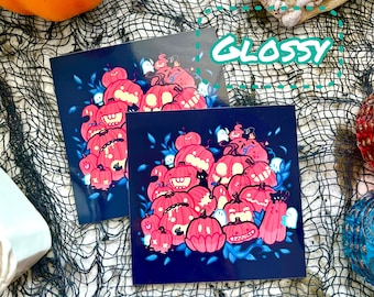 Pumpkin Family Digital Art Print | Matte or Glossy art print