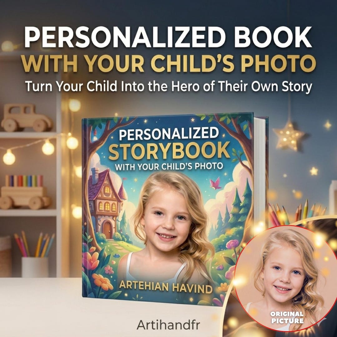 Personalized Digital Story Book for Kids PDF, Custom Children Book With ...