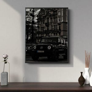 Mercedes G63 AMG Wall Art Print ,Luxury Car Poster, Modern Car Decor, Printable Artwork, Gift for Car Lovers, G-Wagon Photo, Man Cave Decor