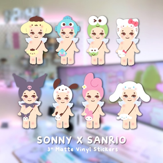 Sownyangel X Sanrio (version 2) ! - Matte Vinyl Sticker - Perfect
