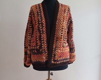 Crochet cardigan, Hexagon Cardigan