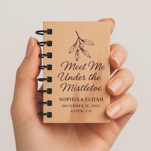 Bomboniere rustiche per matrimoni: mini quaderni in legno personalizzati, regali personalizzati per gli ospiti, ricordi per la festa nuziale all'ingrosso