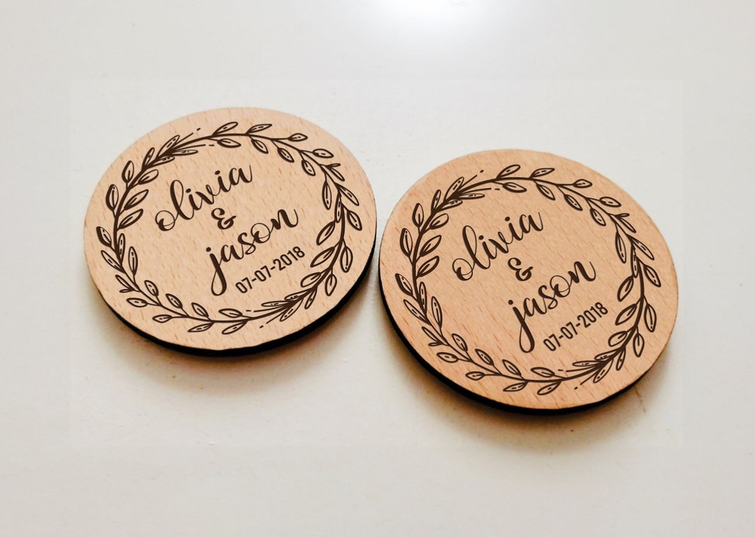 Personalized Bridal Shower Favor Personalized Wooden Etsy