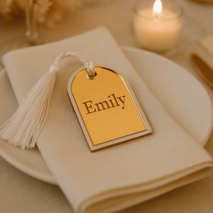 Set di 15 segnaposto personalizzati in oro rosa e argento con taglio laser, per matrimonio, con tabella dei posti a sedere personalizzata, decorazioni per addio al nubilato.