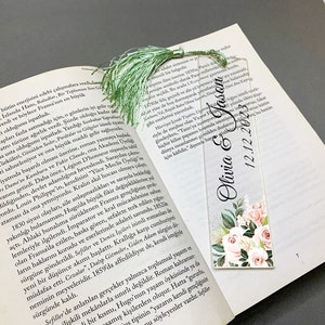 Personalized Book mark gift , Acrylic book mark, Bookmark personalized, Custom name Bookmark, for book lover, Reader gift, Gift