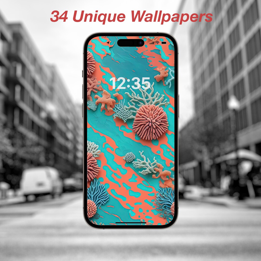 Undersea Wallpapers Smartphone Ios Android Cell Mobile Phone Etsy