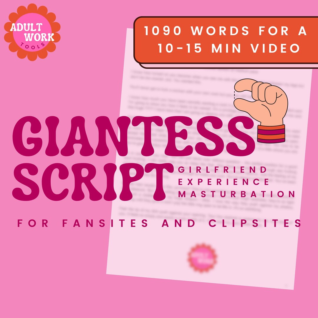 Gfe Script Giantess GFE Roleplay Script, Sexting, Audio, Video (digital Download ...