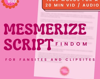 Femdom Hypno Script, Mesmerize Audio/Video (Digital Download)