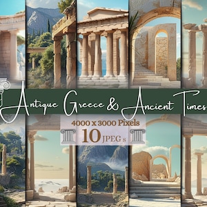 Grecia antica, Roma, Epoca antica Sfondo digitale // Sfondo // JPG // Download digitale // Storico // Foto stock // Progettazione fotografica