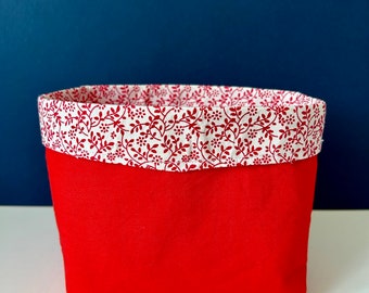 Fabric Basket Red