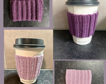 Crochet cup cosy