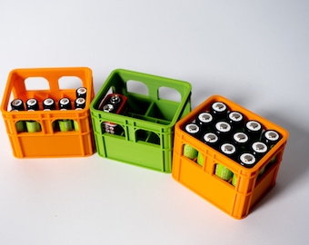 Batteries in Beer Crates: The 3D Printed Storage Crates You'll Love!