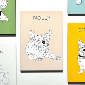 Custom Pet Portrait, Ugly Pet Portrait, Funny Pet Portrait, Line Art Portrait, Bad Pet Portrait, Custom Dog Portrait, Pet Memorial Picture