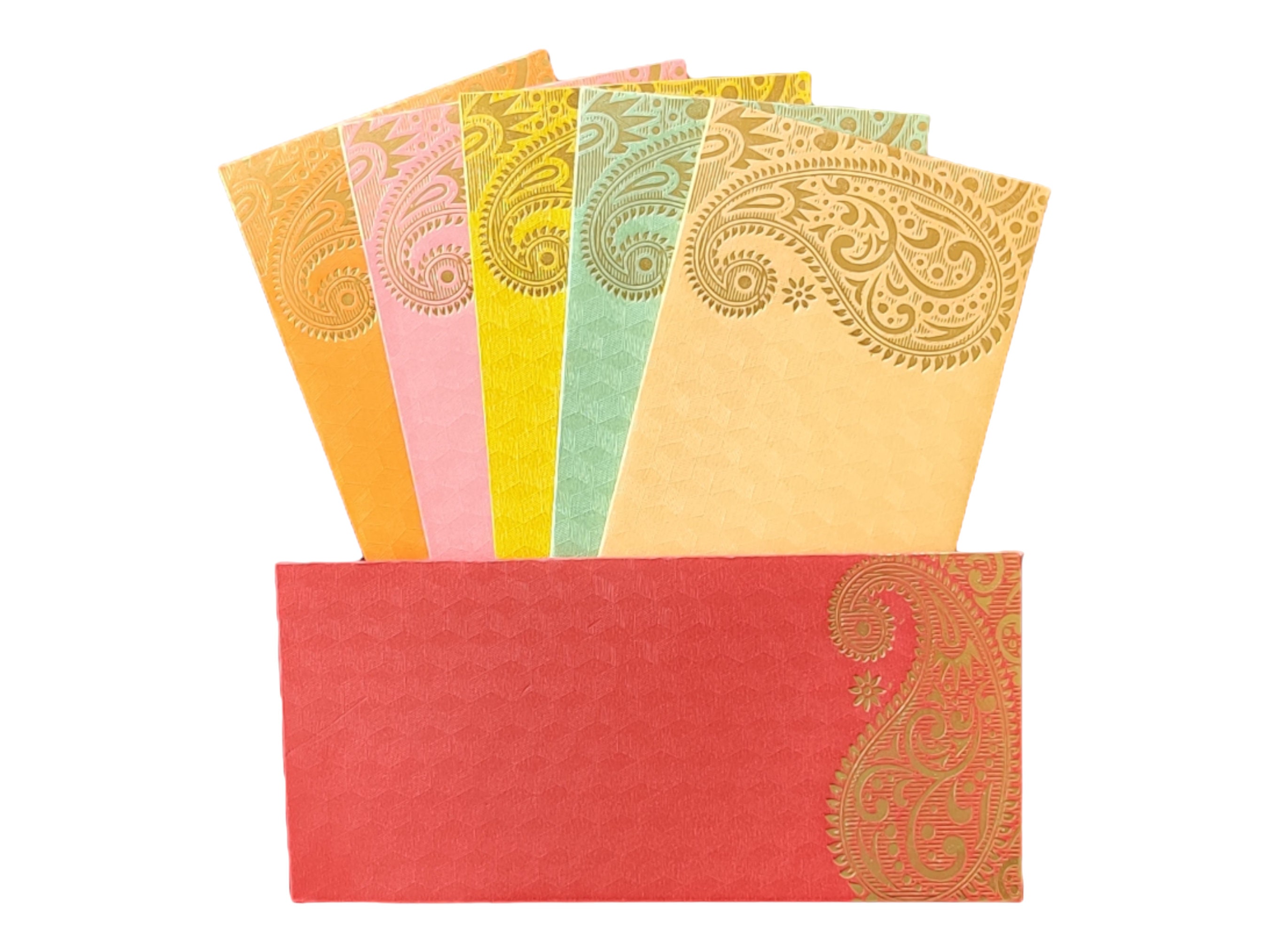 Sobres de regalo | 50 sobres | 10 diseños x 5 piezas Shagun sobres de  regalo para tarjetas de boda, Navidad, Eid Diwali, cumpleaños, sobres de