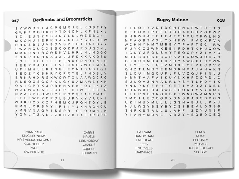 Custom 1970s Word Search Book • Personalized Name Edition • Retro 70s Nostalgia Puzzles for Adults • Unique Birthday or Christmas Gift immagine 8