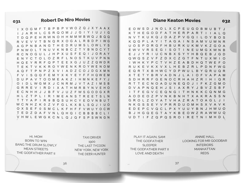 Custom 1970s Word Search Book • Personalized Name Edition • Retro 70s Nostalgia Puzzles for Adults • Unique Birthday or Christmas Gift immagine 7