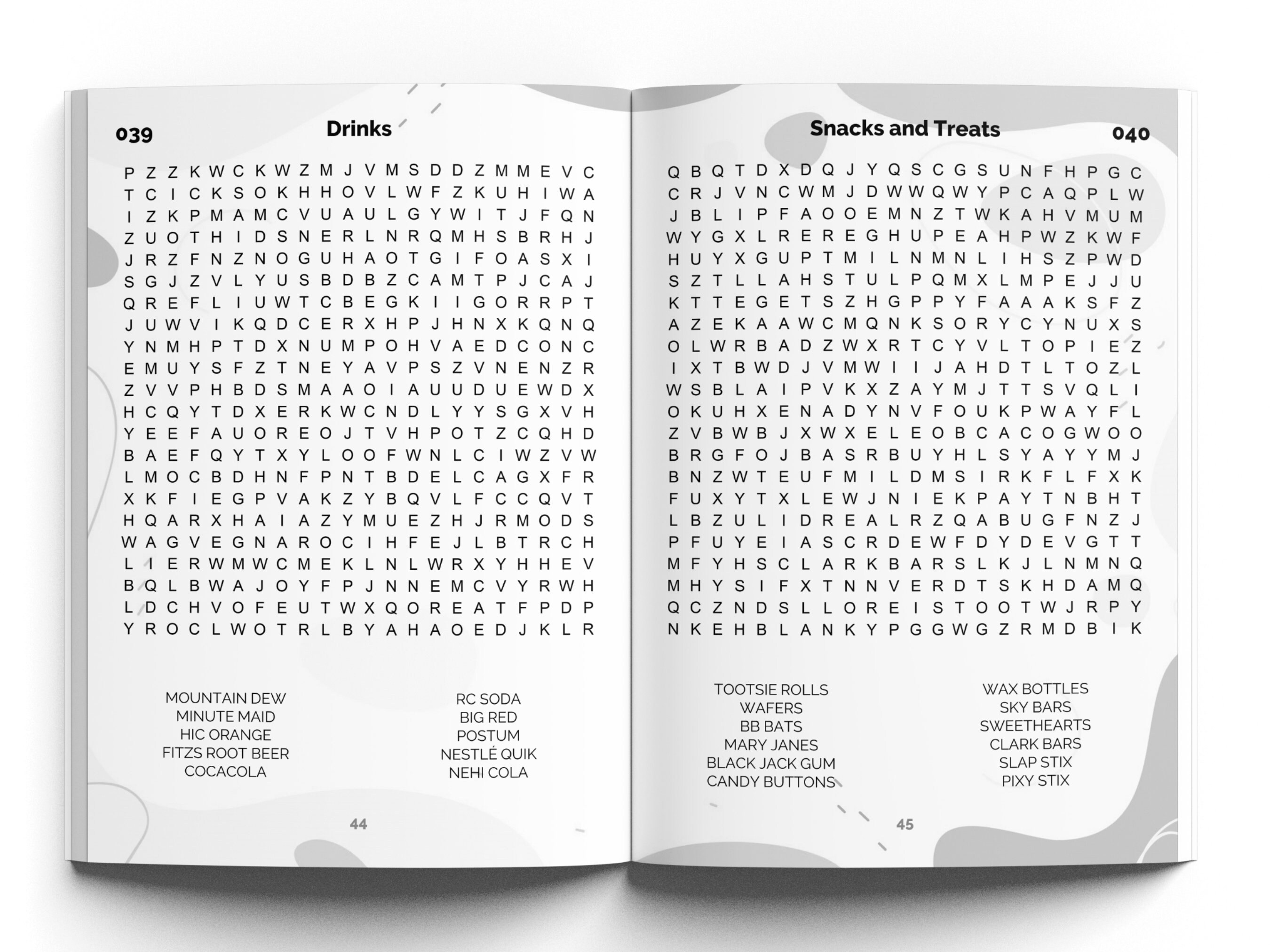 1940s Custom Word Search Book Best Ever Childhood Memories 1940s Word ...