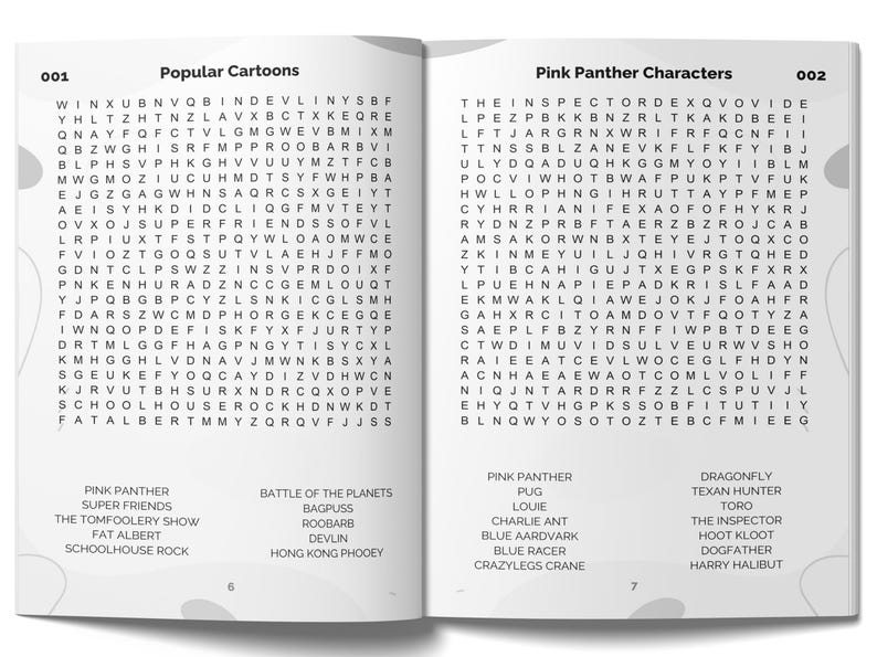 Custom 1970s Word Search Book • Personalized Name Edition • Retro 70s Nostalgia Puzzles for Adults • Unique Birthday or Christmas Gift immagine 6