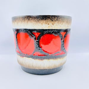 Scheurich 806-17 Vintage Bloempot/Bloempot Fat Lava West-Duitsland