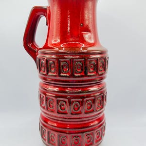 Vintage Scheurich Fat Lava Handle Vase Vase 429-26