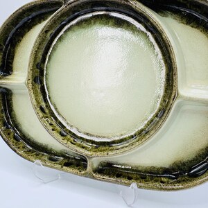 Vintage Ceramano West Germany serving platter, serving bowl, jewelry dish - 1970s