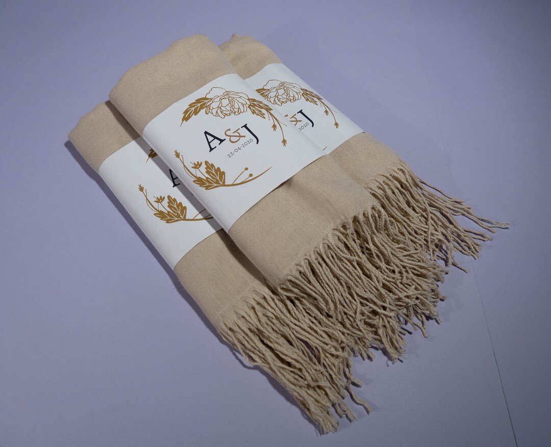 shawls for wedding favors