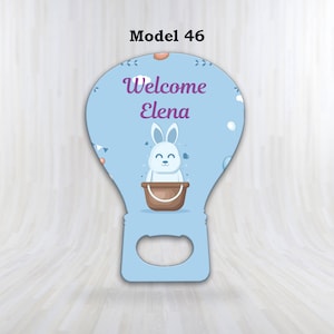 Personalized baby gift boy newborn hat, Personalized Favors, Personalized Bottle Opener Magnet For Baby Shower Favors or 1st Birthday Gifts