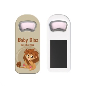 Personalized baby gift boy newborn hat, Bottle Opener Magnet, Personalized Bottle Opener Magnet For Baby Shower Favors or 1st Birthday Gifts