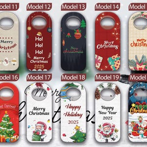 Feestartikelen, Kerstmis, Nieuwjaar, Feestdecoratie, Aanpasbare flesopenermagneet, Feestcadeaus, Kerstfeest, bedankje souvenir