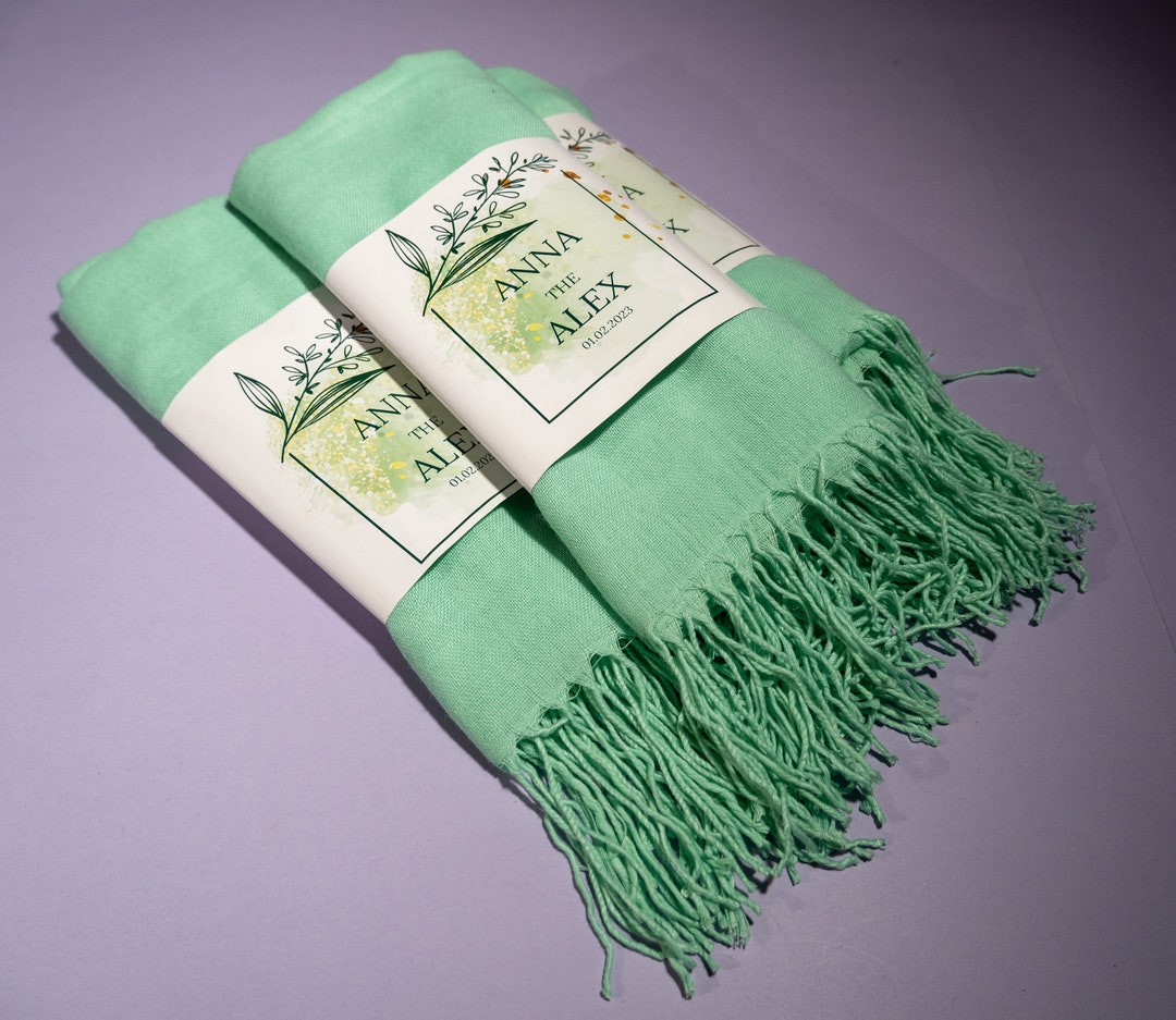 Wedding Favors for Guests Pashminas in Bulk Pashmina Shawl Etsy