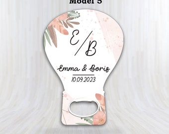 Customizable Wedding Favor Bottle Opener And Magnet For Guests, Wedding Thank You Favor, Custom Wedding Gift, Wedding Gift, Save The Date