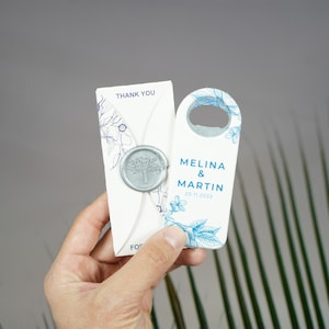 30 pezzi bomboniere personalizzabili con sigilli di ceralacca e scatola di carta kraft, regalo di nozze personalizzato, apribottiglie magnetico, apriscatole personalizzato