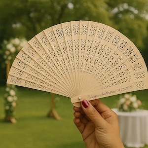 50 Pcs Wedding Fans, Personalized Wedding Fans,Custom Wedding,Customizable Wedding Favor For Guests Favors,Fans for Guests, Fan Party Favors
