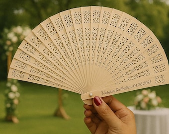 50 Pcs Wedding Fans, Personalized Wedding Fans,Custom Wedding,Customizable Wedding Favor For Guests Favors,Fans for Guests, Fan Party Favors