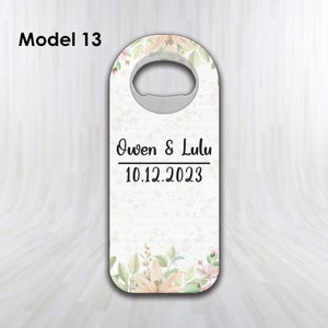 Wedding Magnet Favors for Guests in Bulk, Custom Bottle Opener Fridge Magnet Favour Save the Date,Wedding Favor,Wedding Bottle Opener Magnet