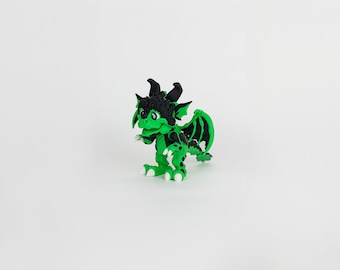 Enchanting 3D Printed Dragon with Movable Joints | Fantasy Gift for Kids | Unique PLA Filament Creature in Multiple Colors | ATP3dPrint
