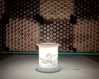 Lampe photo personnalisée imprimée en 3D