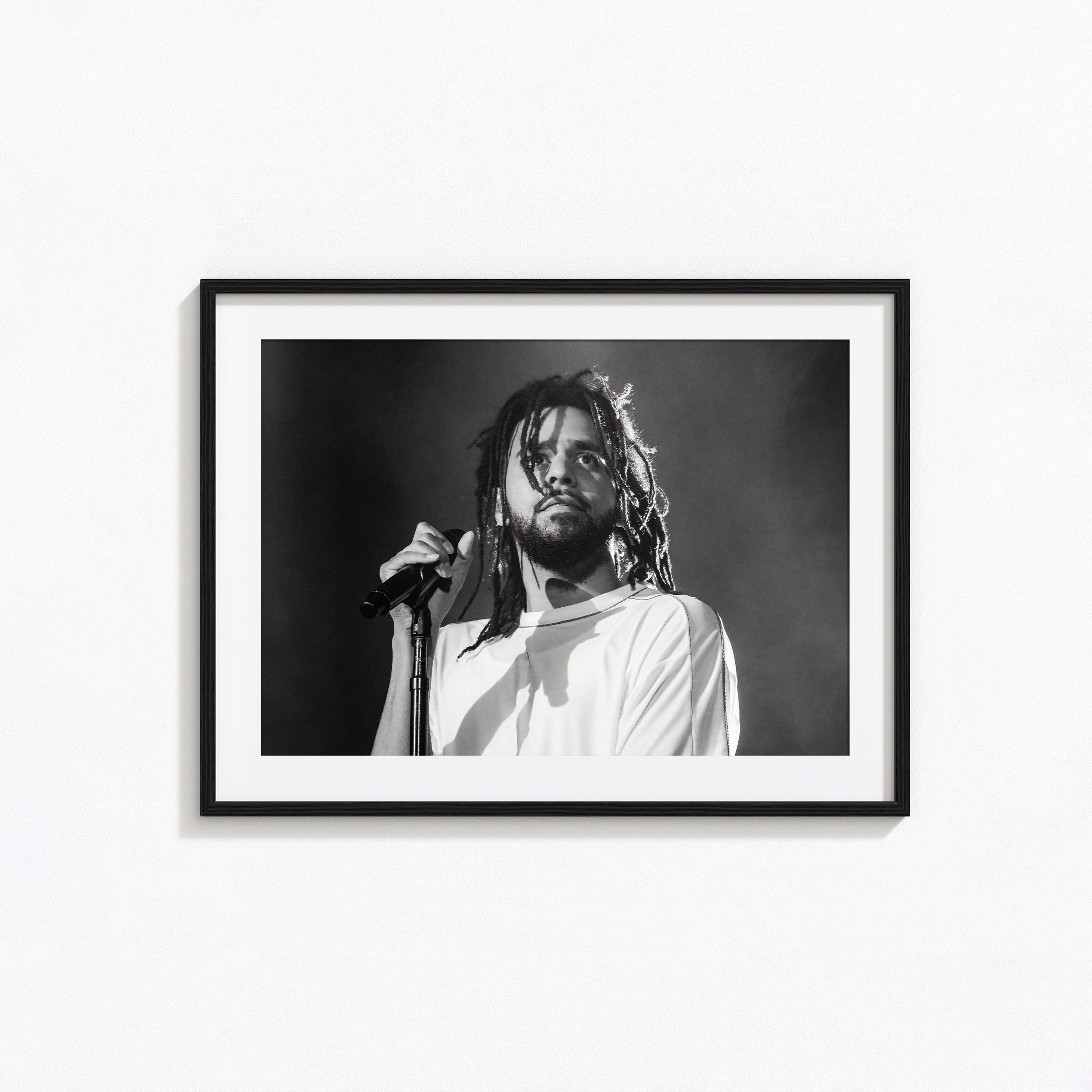 J Cole Black And White