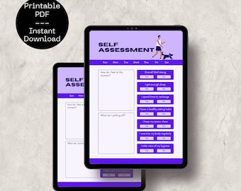 Self Care Planner, Wellness Planner, Self Love Journal, Self-Care Planner Printable, Gratitude Wellness Planner, Self Care Checklist Planner