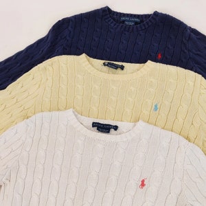 Vintage Ralph Lauren Cable Knit Jumper 画像 5