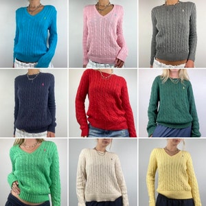 Vintage Ralph Lauren Cable Knit Jumper 画像 2