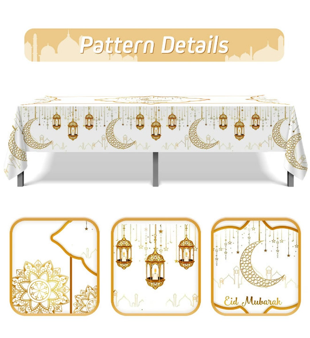Ramadan Decoration Tablecloth EID Mubarak Decor for Home Etsy