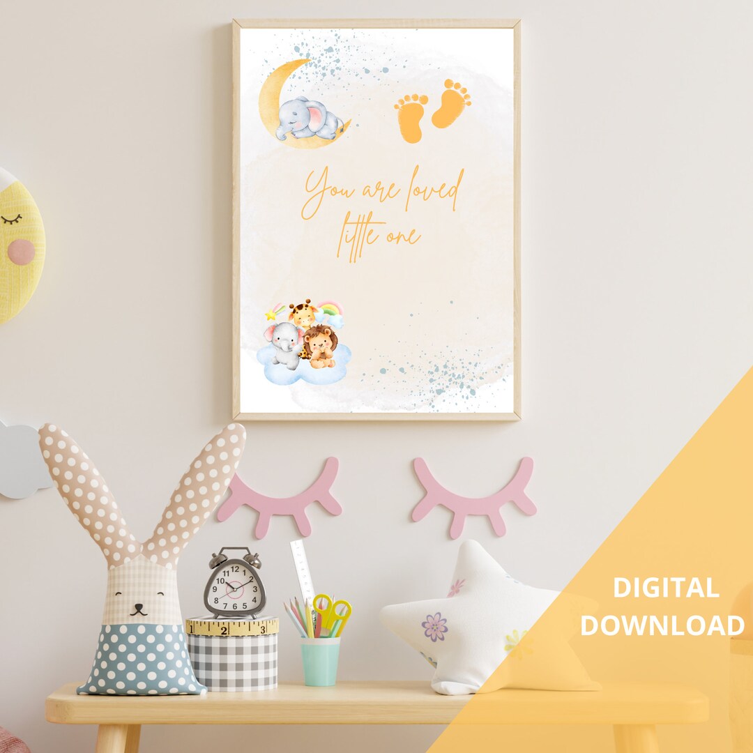Nursery Printable | Wall Art | Digital Download | Nursery Decor - Etsy