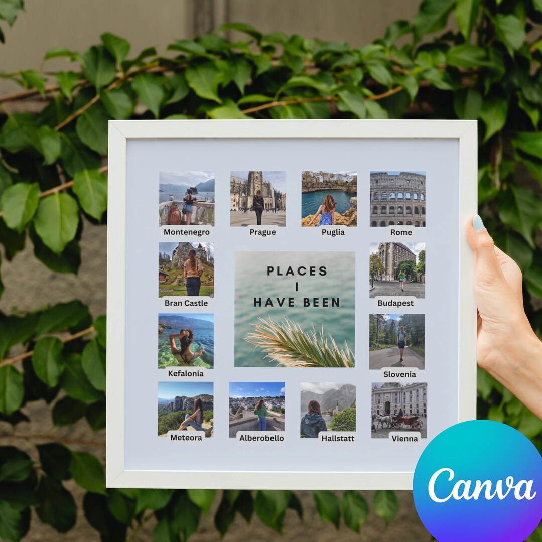 Collage Travel Digital Custom Travel Photo Collage Travel Collage