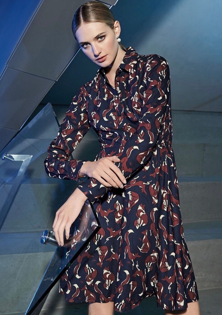 kate spade fox dress