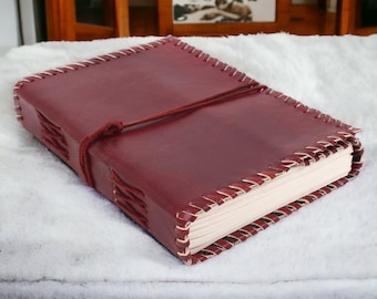 Vintage Leather Journal For Notes, Notebook, Sketch book, Diary, Handmade White Paper, Gifts For Everyone