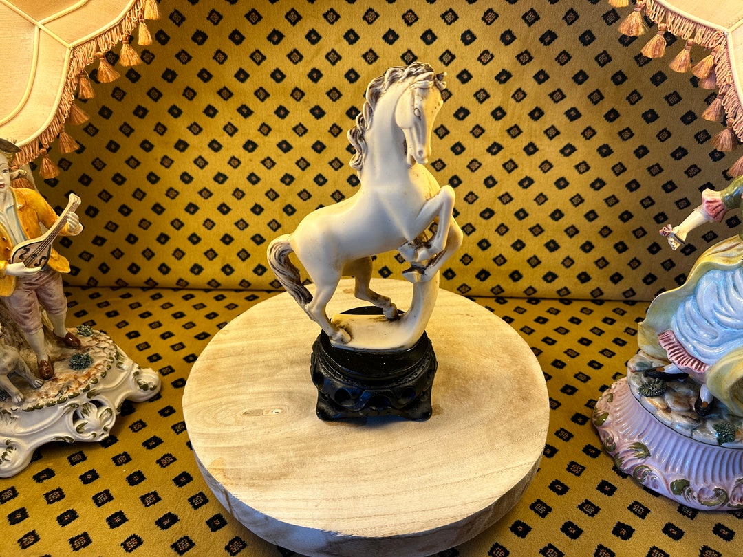 Antique Horse Statue ivory Vintage Horse Figurine Rare Etsy
