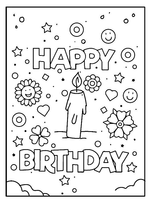 Personalized Kid 39 s Birthday Coloring - Il Fullxfull.4709294650 5c87 