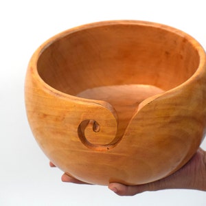 Wooden Yarn Bowl - Coastal Knitting and Crochet Accessory, wool bowl, knitting Yarn bowl, handmade yarn organiser, Wooden Yarn Container