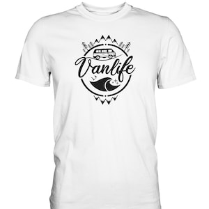 Vanlife T-Shirt | Camping T-Shirt | Road Trip T-Shirt | Wanderlust T-Shirt | Happy Campers | VW Bulli